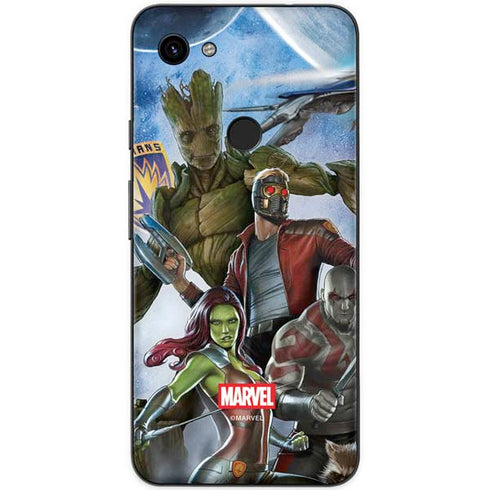 Marvel Guardians of the Galaxy Galactic Mission Google Pixel 3a Skin